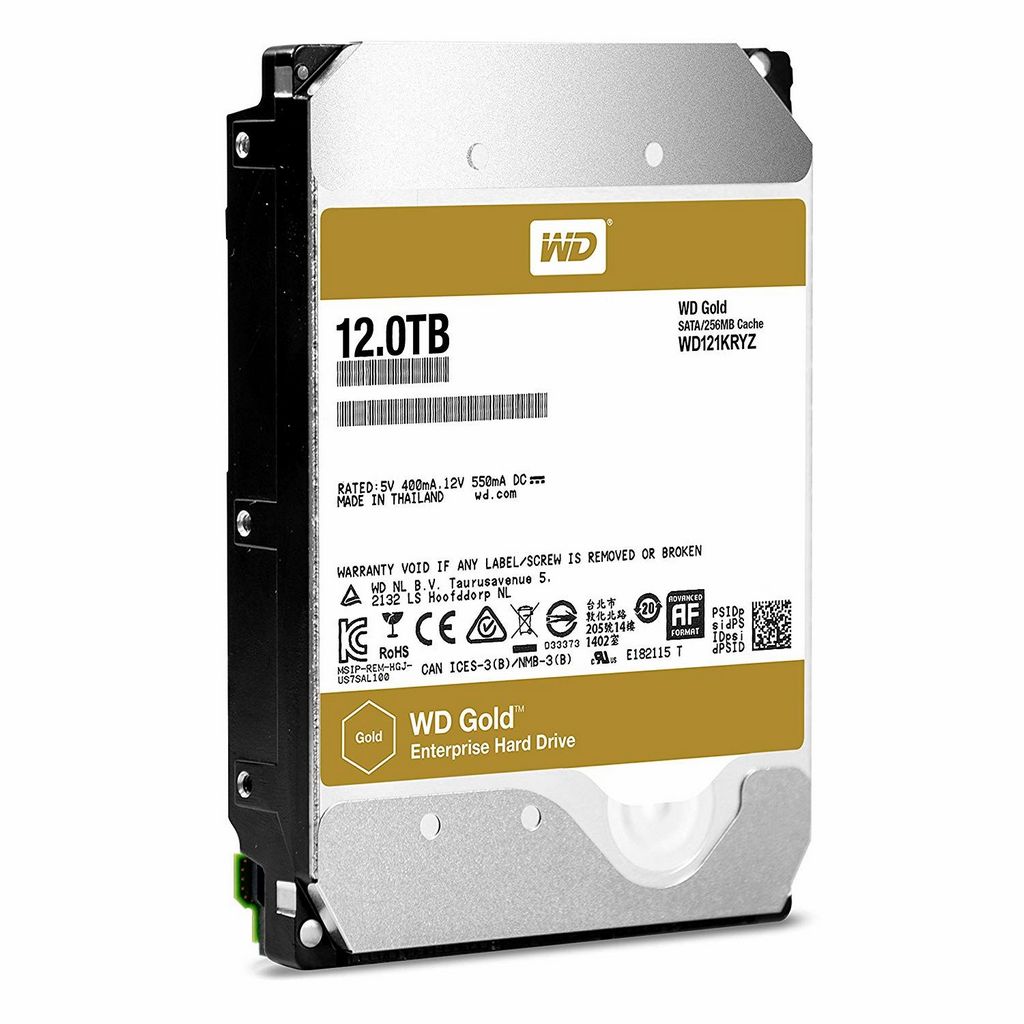 Western Digital 12.0TB 3.5 Gold Enterprise Class WD121KRYZ
