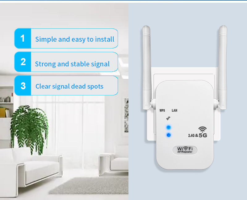 Tronic Repeater Wi-Fi  2.4GHz - 5GHz (TC20.RE.0030-1200M)