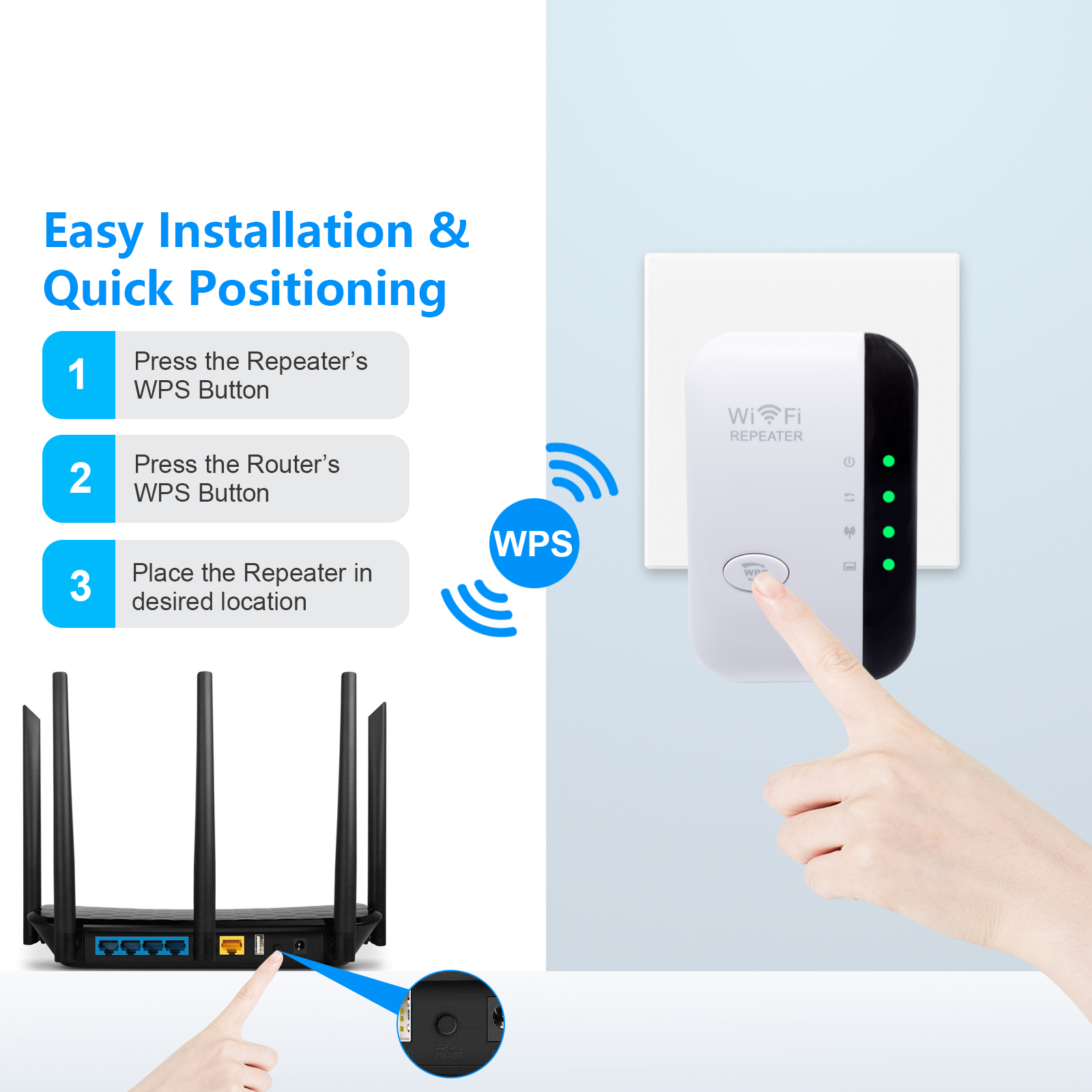 Tronic Repeater Wi-Fi  2.4GHz (TC20.RE.0061-300M)