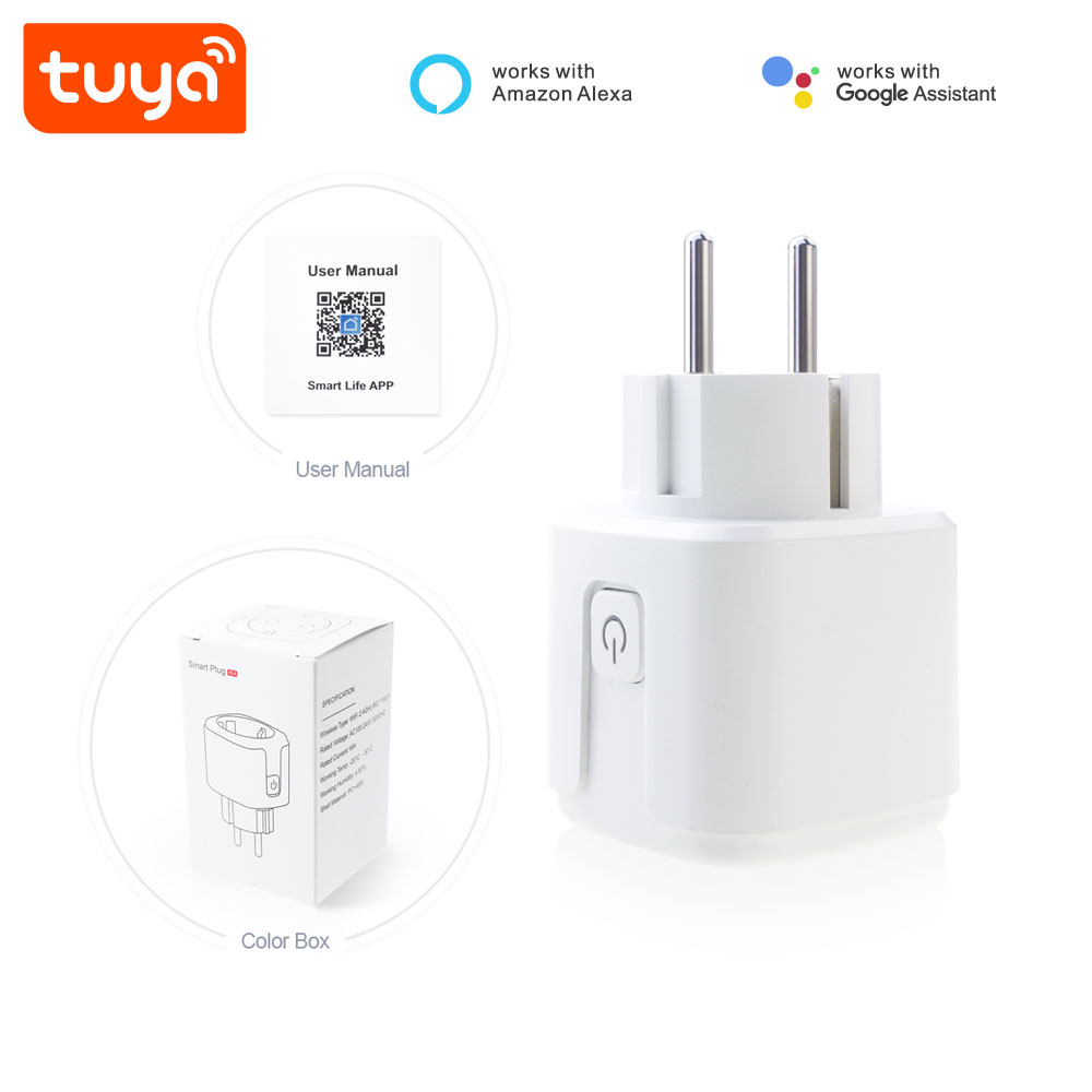 PST ZEU-003 Умная розетка WiFi Tuya Smart 16A