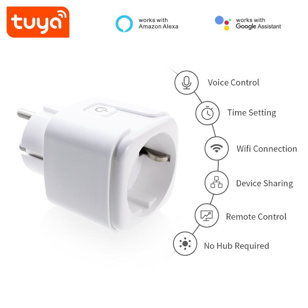 PST ZEU-003 Умная розетка WiFi Tuya Smart 16A