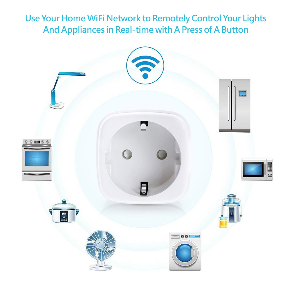 PST ZEU-003 Умная розетка WiFi Tuya Smart 16A