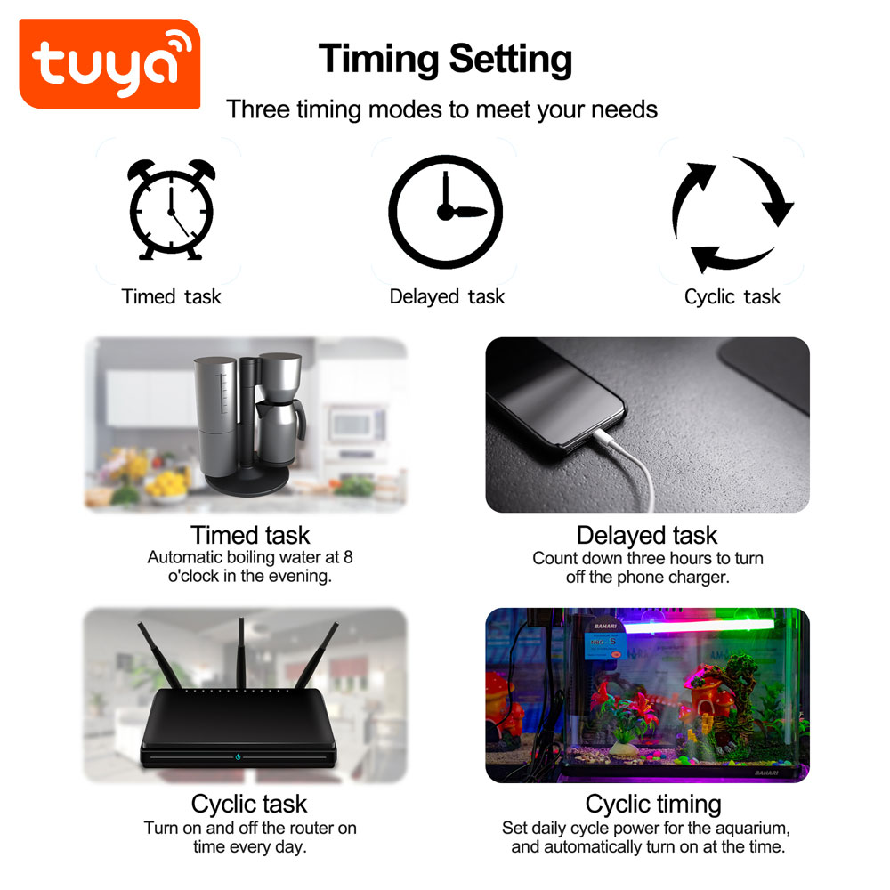 PST ZEU-003 Умная розетка WiFi Tuya Smart 16A