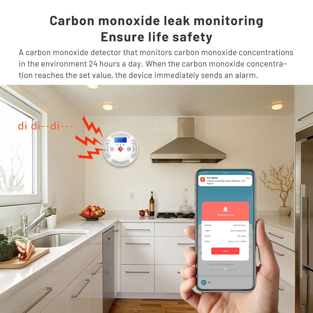 PST CO400A Датчик CO - WiFi Tuya Smart