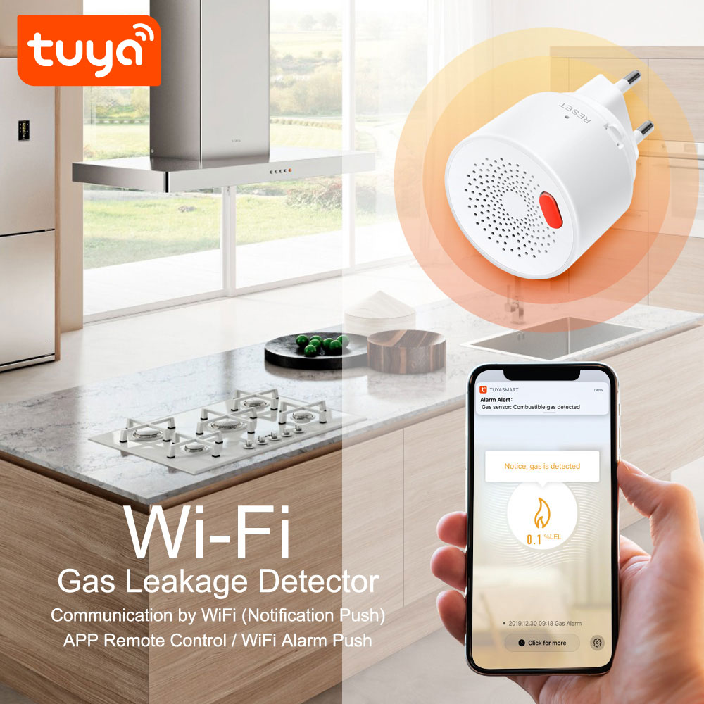 PST RQ400A Датчик CH4, LPG, BIO - WiFi Tuya Smart