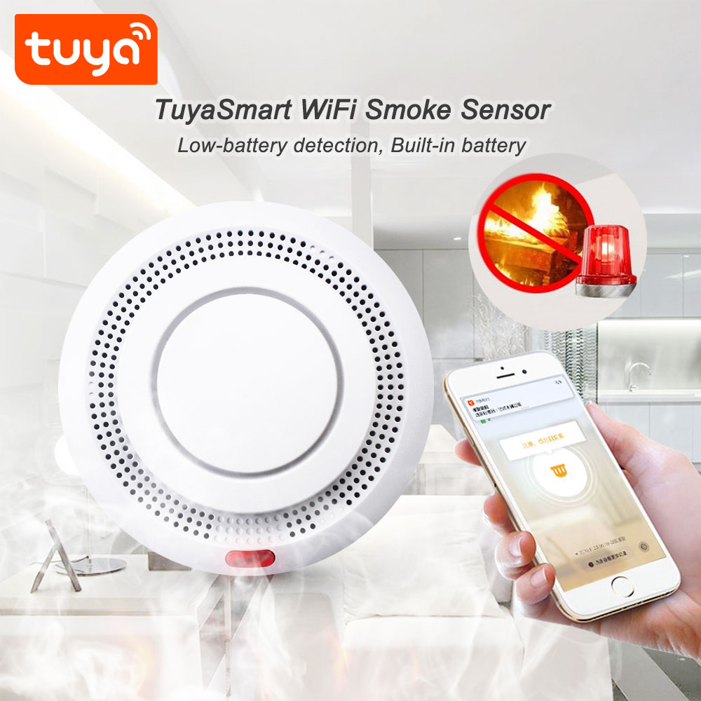 PST YG400A Датчик дыма WiFi Tuya Smart