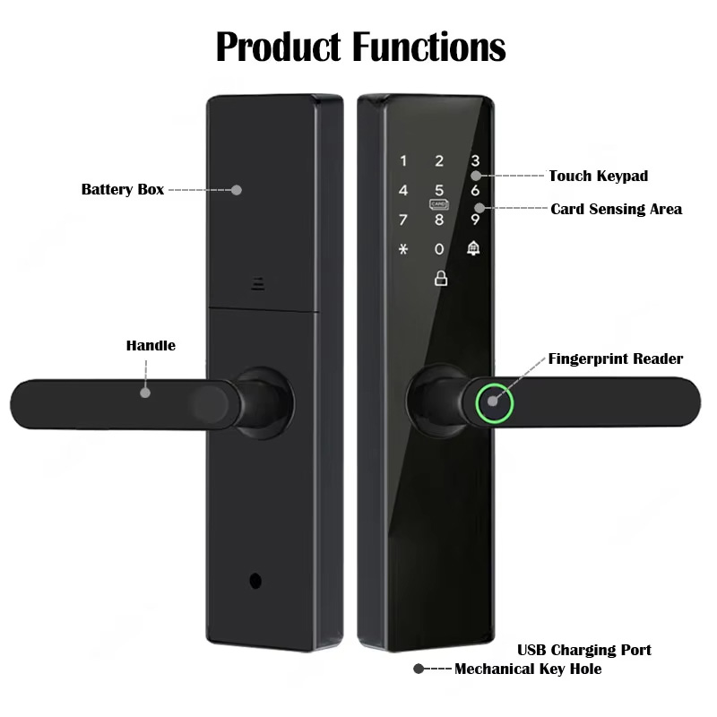 PST PST-Z17-TY Умный дверной замок WiFi Tuya